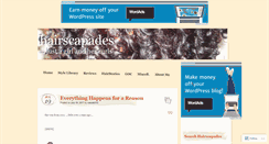 Desktop Screenshot of hairscapades.com